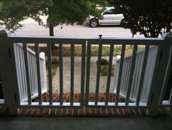 Micheals's gates back view Micheals's gates back view