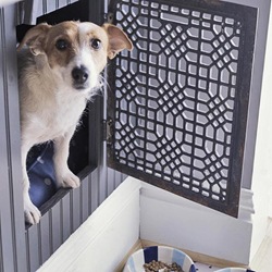 floor grate dog door