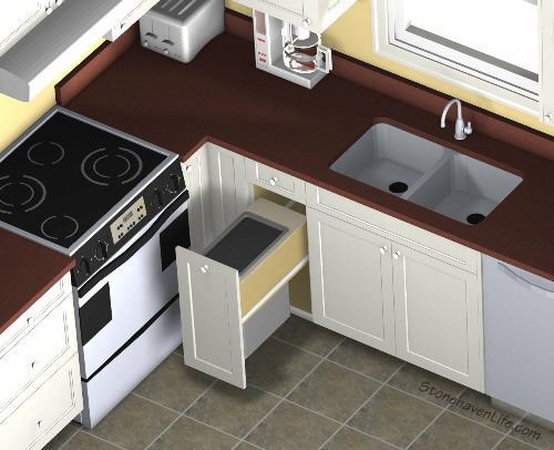 Design Tips for Your Kitchen Trash Pullout